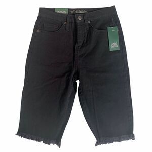New! Wild Fable Black Frayed Jean Shorts Size 0